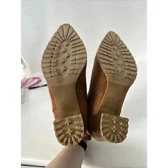 Maurices Alexa Gore Mini Lug Ankle Boots NWOB Sz 8 - Picture 7 of 10